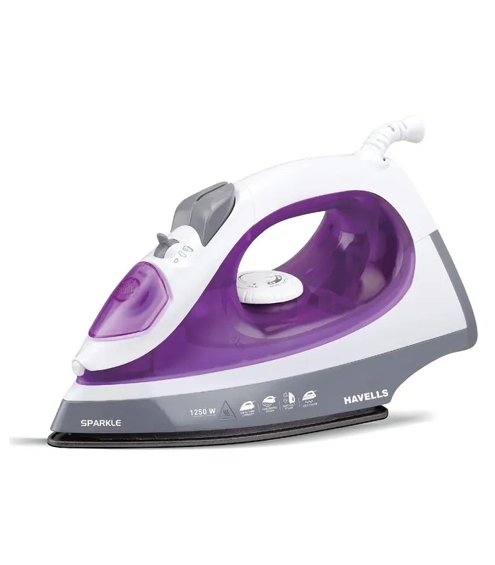 HAVELLS Sparkle 1250 W Steam Iron with Teflon Coated Sole Plate- image #1