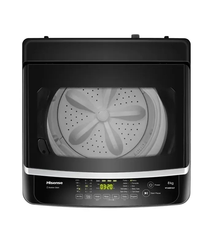 Hisense 8kg Top Load Washing Machine (WTJA8012UT/BD3)- image #3