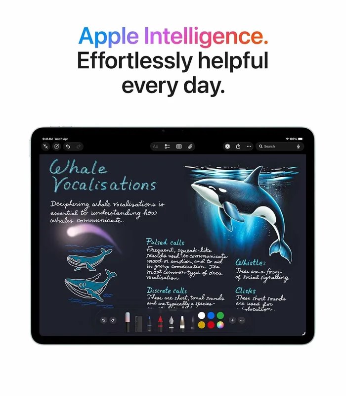 iPad Air M4 - 2026 (Space Gray, 128GB Storage, 12GB Unified Memory) 11-inch Liquid Retina Display All-Day Battery Life- image #4
