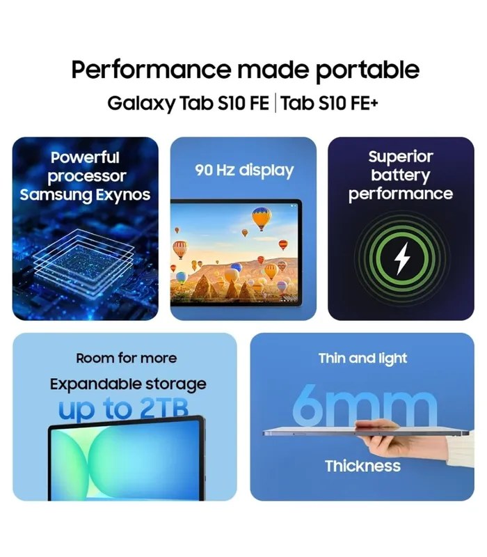 Samsung Galaxy Tab S10 FE+  (Silver, 128GB Storage, 6GB RAM) 13.1 inch Tablet- image #2