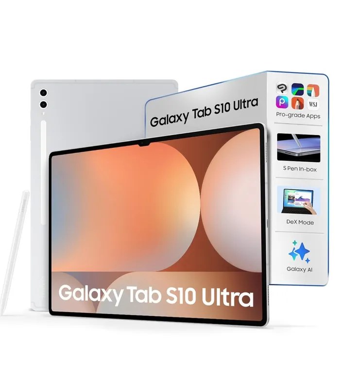 Samsung Galaxy Tab S10 Ultra (Platinum Silver, 256GB Storage, 12GB RAM) Wi-Fi Tablet- image #1