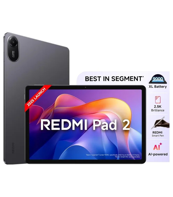 Redmi Pad 2 (Graphite Grey, 128GB Storage, 8GB RAM) Wi-Fi Tablet- image #1