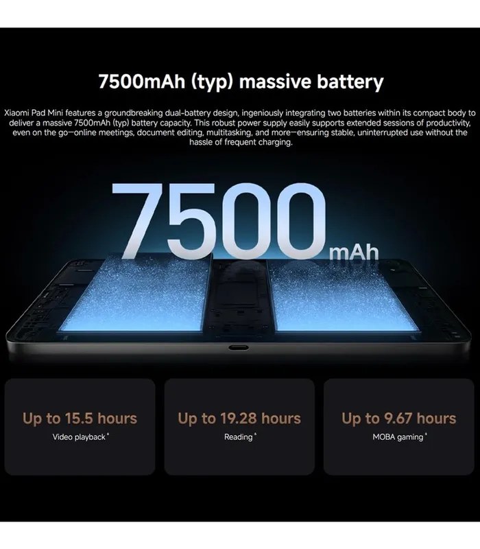 Xiaomi Pad Mini (Gray, 256GB Storage, 8GB RAM) 8.8-inch Table- image #5