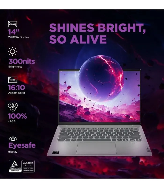Lenovo IdeaPad Slim 5 14Q8X9 (Platinum Gray, 512 SSD, 16GB LPDDR5x5 RAM) Wi-Fi 7 14-inch Copilot Plus & AI Optimized Laptop- image #4