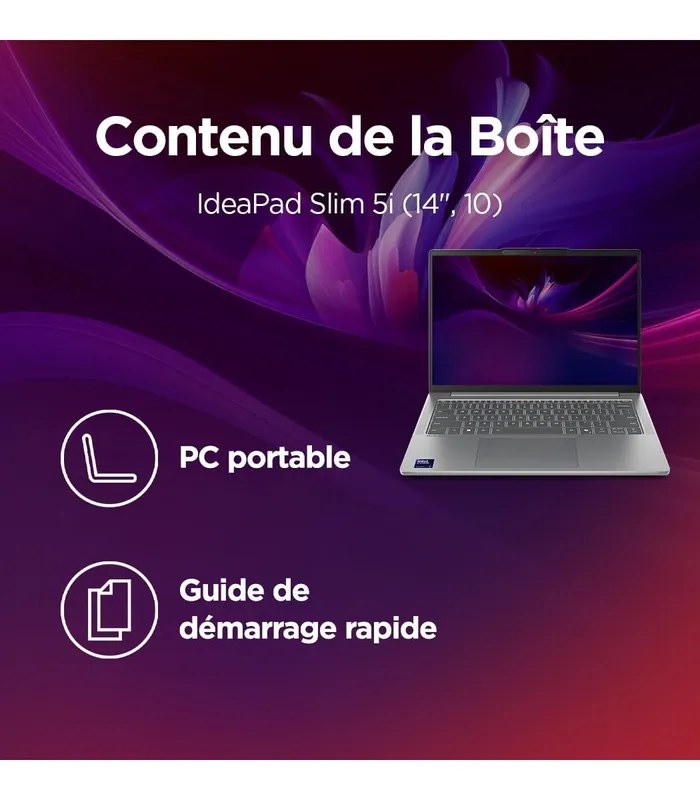 Lenovo IdeaPad Slim 5 14IMH10 Core Ultra 5 135H (Platinum Gray, 512GB SSD, 16GB DDR5-5600 RAM) 14" WUXGA Laptop- image #5