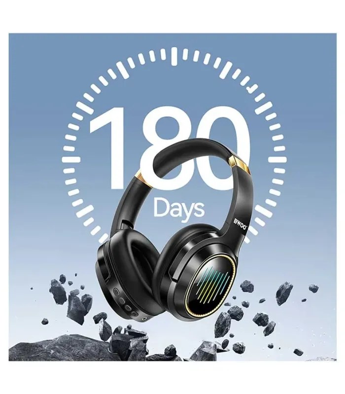 BWOO BO-BW586 RGB Noise Cancelling Wireless Headphone- image #3