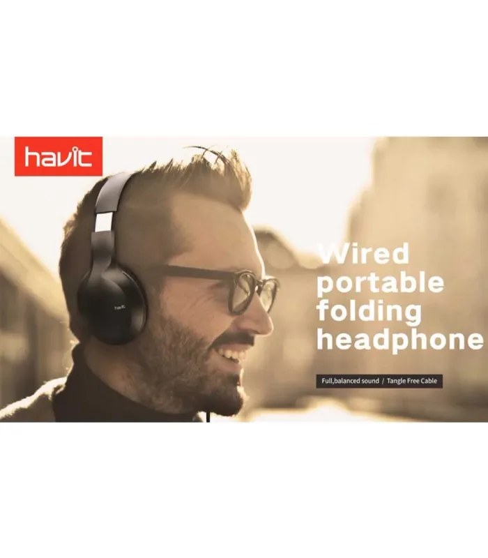 Havit HV-H100d Wired Headphone - 40mm Speaker- image #4