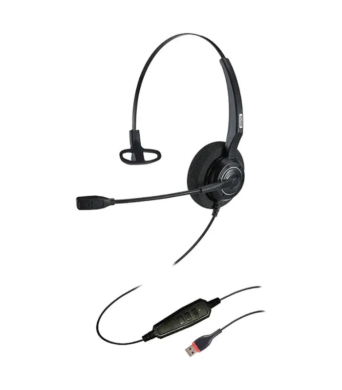 Inbertec UB200U Mono Wired USB Headphone- image #2