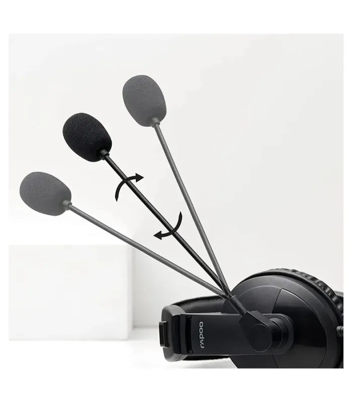 Rapoo H150S Wired USB Stereo Headphone Black- image #5