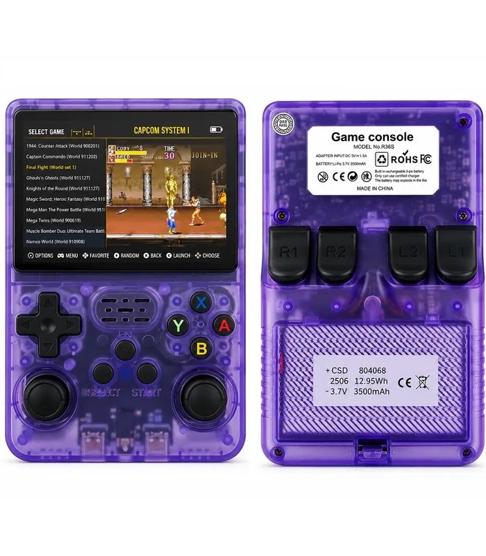 R36S IPS HD Portable Retro 64GB Handheld Game Console- image #1