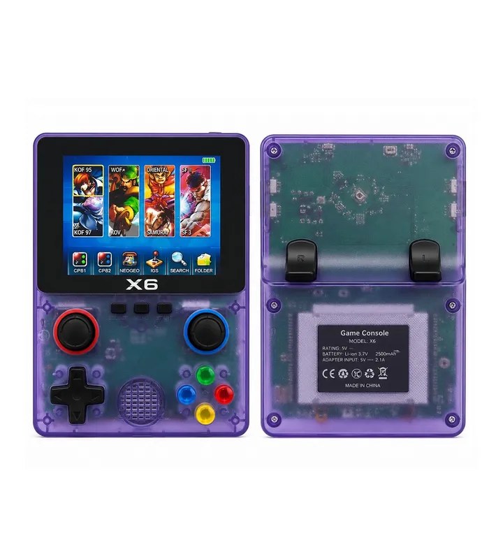 X6 3.5 Inch 32GB Handheld Retro Video Game Console- image #1