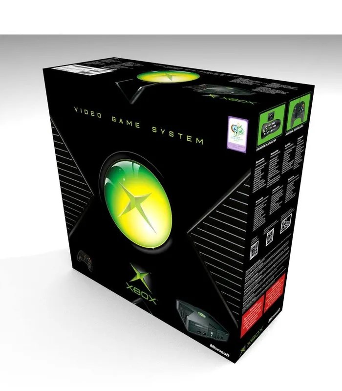 Microsoft Original Xbox Console with Controller- image #2