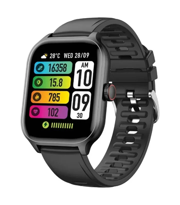 Blisbond Pulse Black Bluetooth Calling Smart Watch- image #1