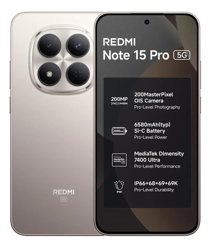 Redmi Note 15 Pro 5G (Silver Ash, 256GB)- image #1