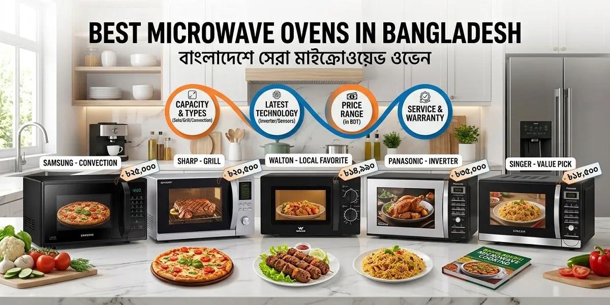 Best Microwave Ovens in Bangladesh 2026: Top 10 Models, Types, Features & Buying Guide
