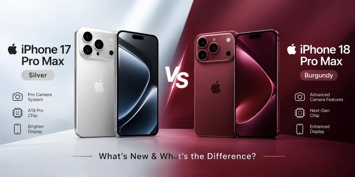 iPhone 17 Pro Max vs iPhone 18 Pro Max: What’s New & What’s the Difference?
