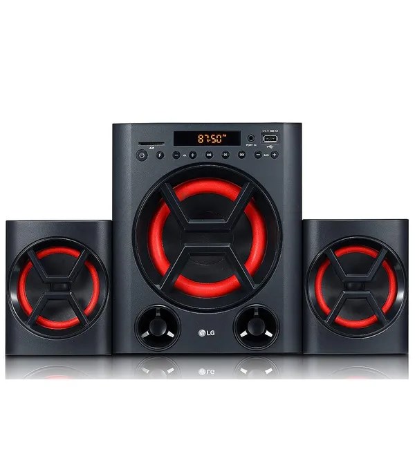 LG LK72B, Deep Bass, USB, SD Card and FM Radio 40 W Bluetooth Home Theatre Black, 2.1 Channel- image #2