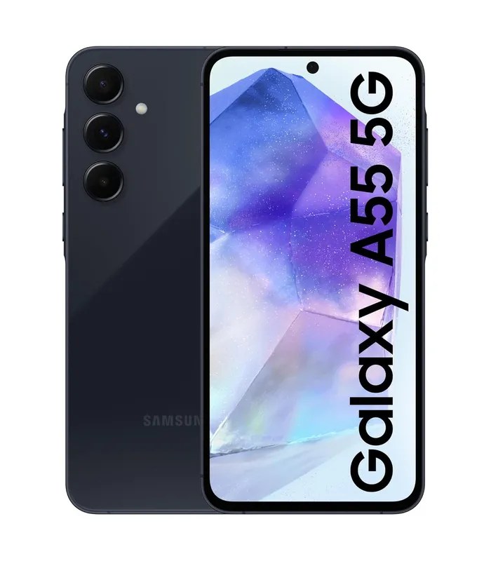 Samsung Galaxy A55 (Awesome Navy, 128GB Storage, 8GB RAM) 64MP triple-camera- image #1