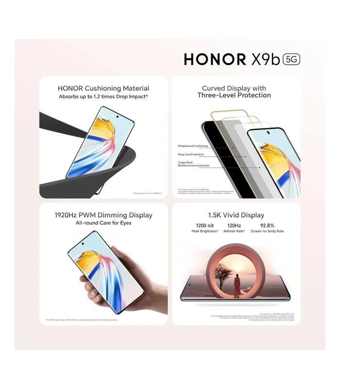 Honor X9b 5G (Midnight Black, 256GB Storage, 12GB RAM)- image #5