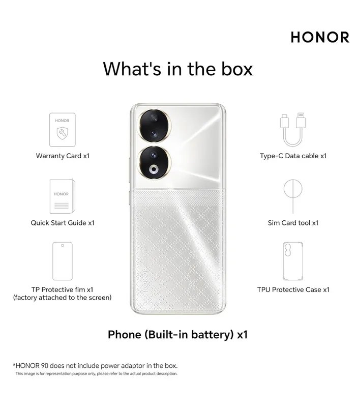 Honor 90 5G (Diamond Silver, 256GB Storage, 8GB RAM) 200MP main camera- image #4