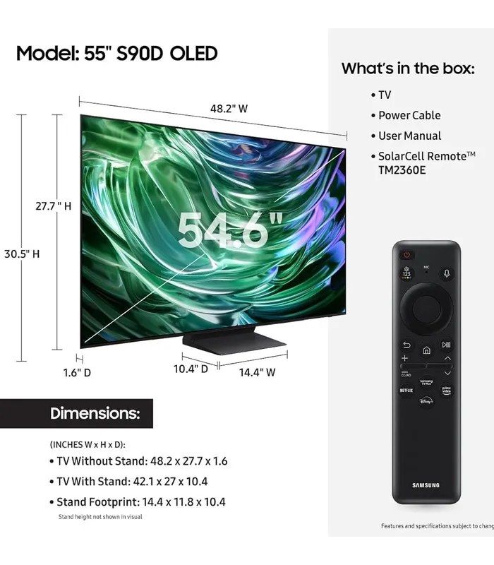 Samsung 55S90D Series (55 Inch) OLED 4K Smart TV (Un-Official)- image #2