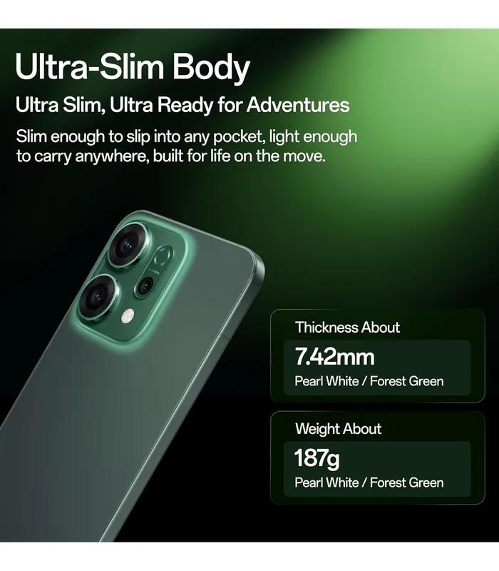Oppo Reno14 5G (Mint Green, 256GB Storage, 12GB RAM)- image #2