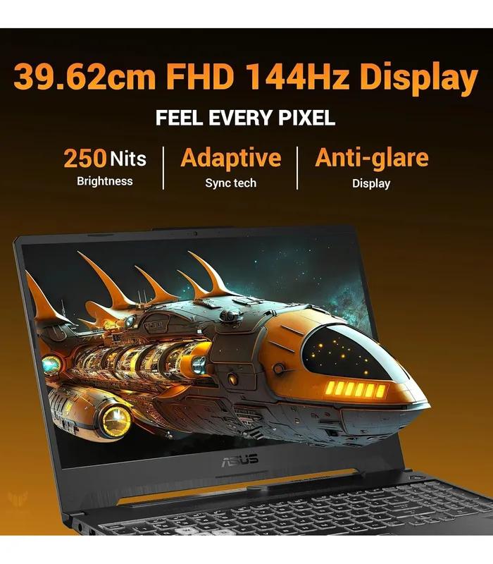 Asus TUF Gaming A15 FA506NCQ Ryzen 7-170 RTX 3050 4GB Graphics (Graphite Black, 512GB SSD, 16GB DDR5 RAM) 15.6" FHD Gaming Laptop- thumbnail #3
