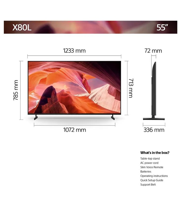 Sony Bravia KD-55X80L (50 inch) Ultra HD 4K LED Smart Google TV- image #6