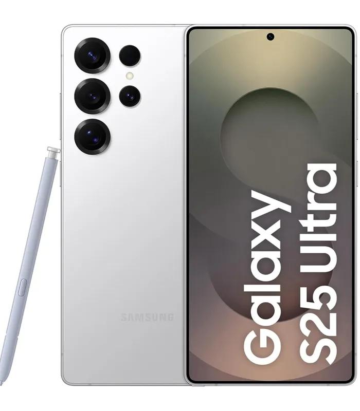Samsung Galaxy S25 Ultra 5G AI Smartphone (Titanium Whitesilver, 256GB Storage, 12GB RAM)