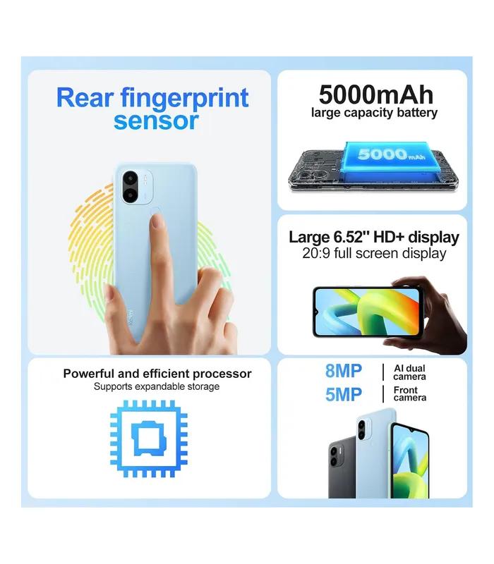 Redmi A1+ (Black, 32GB Storage, 2GB RAM)- image #2
