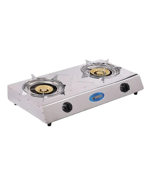TOPPER Double SS Auto Stove Diana Gold LPG- image #1