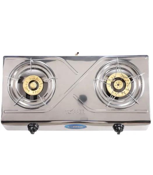 TOPPER Double SS Auto Stove Diana Gold LPG- image #3