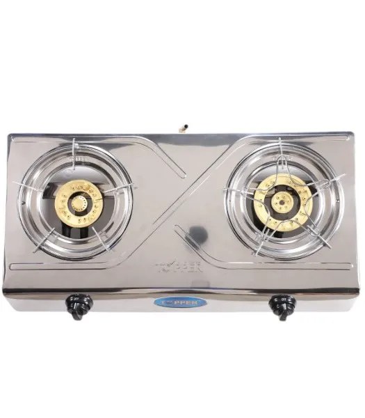 TOPPER Double SS Auto Stove Diana Gold LPG- image #3