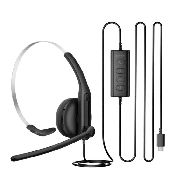 Edifier CC100 On-Ear Wired Headphone -Built-in AI NC- image #3