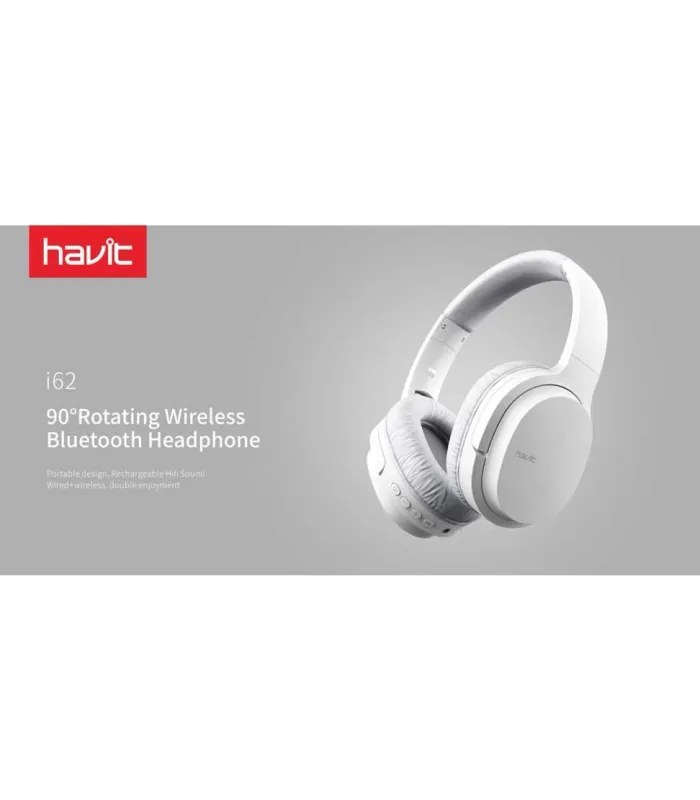 Havit i62 Bluetooth 90 Degree Ergonomic Design Headphone- image #2