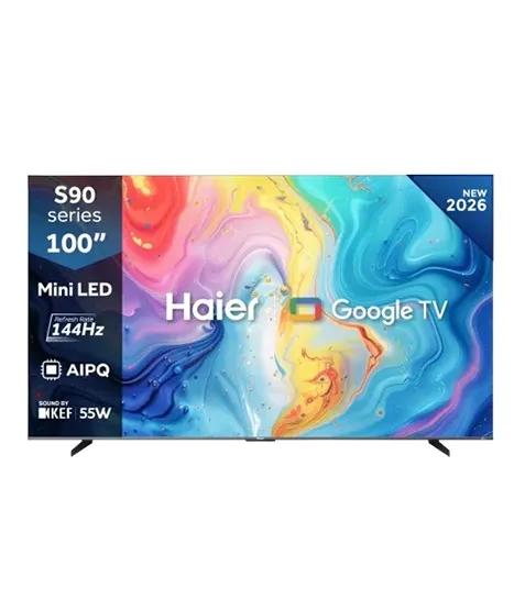 Haier H100S90FUX 100 Inch Bezel-Less Mini LED Google TV