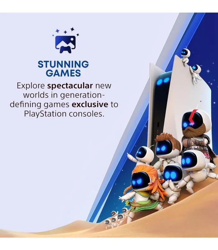 Sony PS5 Slim Edition 1TB 4K Gaming Console (UK)- image #4