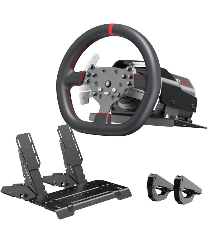 PXN V10 Ultra Gaming Racing Wheel with Pedal – 3.2Nm Direct Drive- image #1
