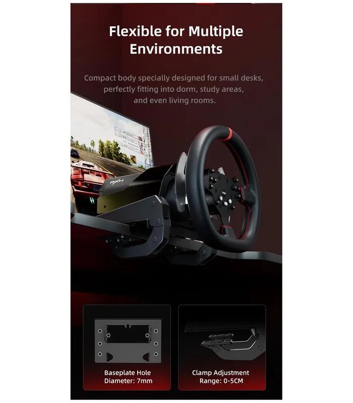 PXN V10 Ultra Gaming Racing Wheel with Pedal – 3.2Nm Direct Drive- thumbnail #3