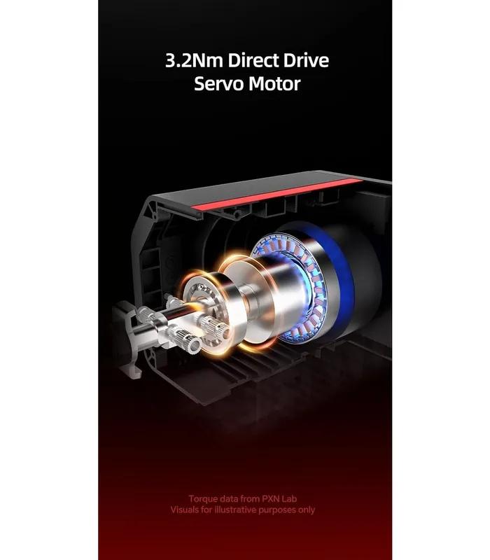 PXN V10 Ultra Gaming Racing Wheel with Pedal – 3.2Nm Direct Drive- thumbnail #5
