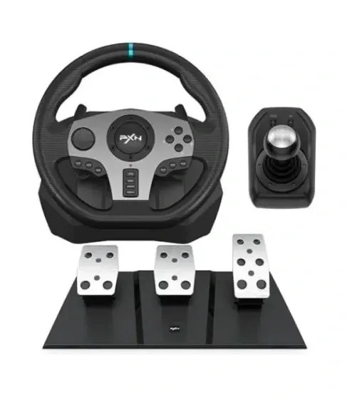 PXN V9 Racing Wheel With Shifter and Pedals- image #1