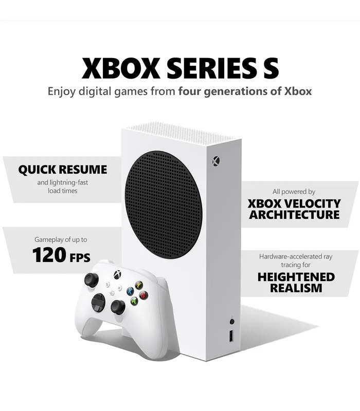 Xbox Series S Starter Bundle 512GB SSD All-Digital Gaming Console- image #3