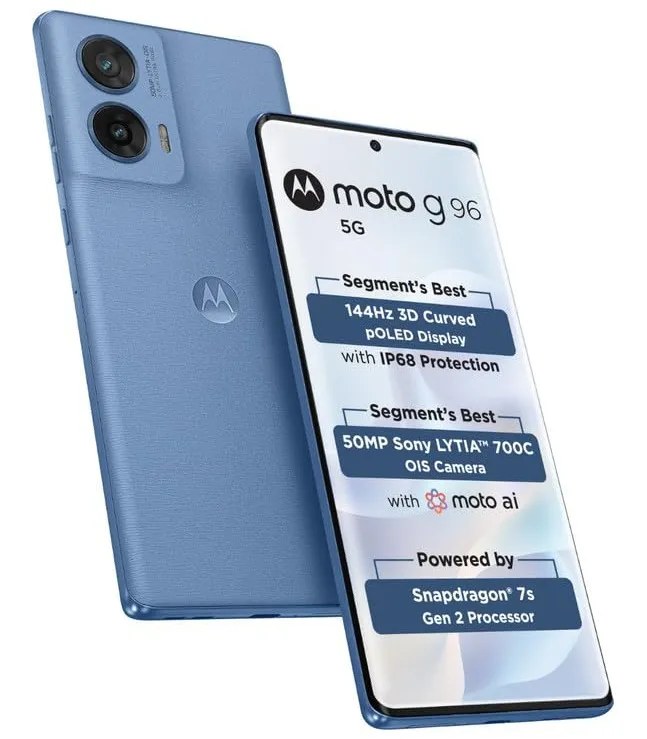 Motorola Moto G96 5G (Pantone Ashleigh Blue, 128GB)- image #1