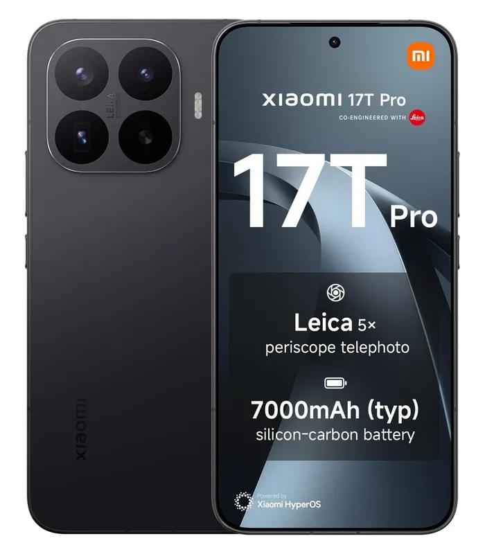 Xiaomi 17T Pro 5G (Black, 256GB Storage)