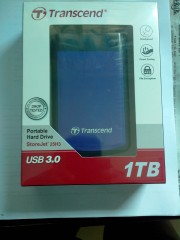 Transcend USB 3 1TB Portable HD 3 years warranty 20days use