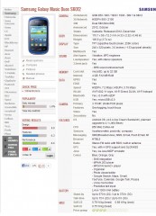 Samsung Galaxy Music Duos S6012 Samsung Galaxy Music Duos S6012