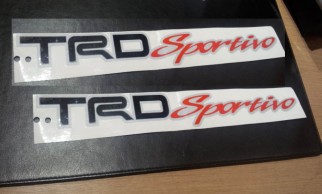 TRD Sportivo Long Decals 1Pair 2pcs