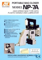 RICE BAG CLOSER SEWING MACHINE PARTS AND NEEDLE