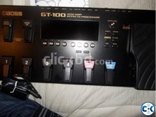 BOSS GT 100 Multi-effect processor Slightly negotiable