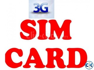 All operator V.I.P set Number 3G sim